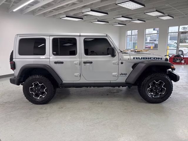 2023 Silver Zynith Clearcoat Jeep Wrangler Rubicon 4xe 4X4 SUV