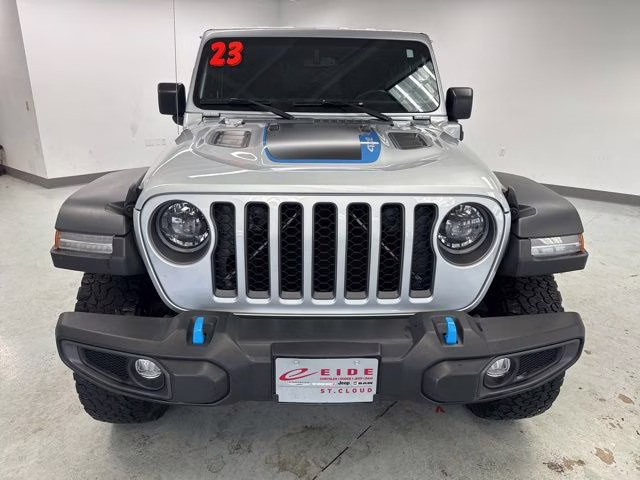 2023 Silver Zynith Clearcoat Jeep Wrangler Rubicon 4xe 4X4 SUV