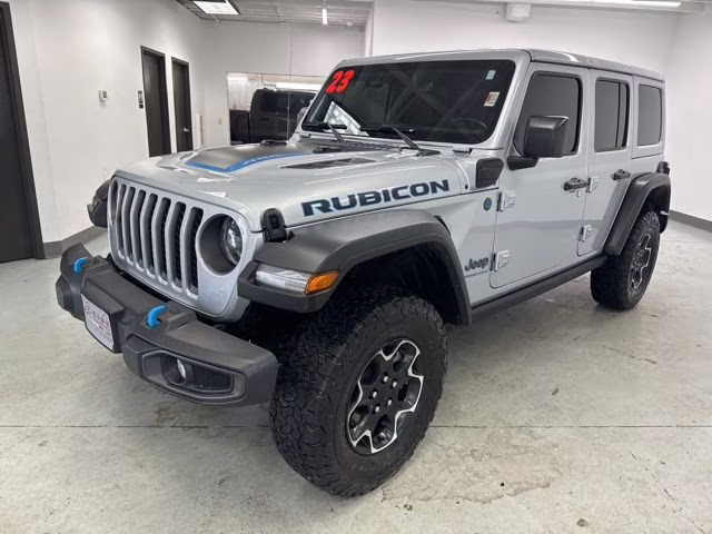 2023 Silver Zynith Clearcoat Jeep Wrangler Rubicon 4xe 4X4 SUV