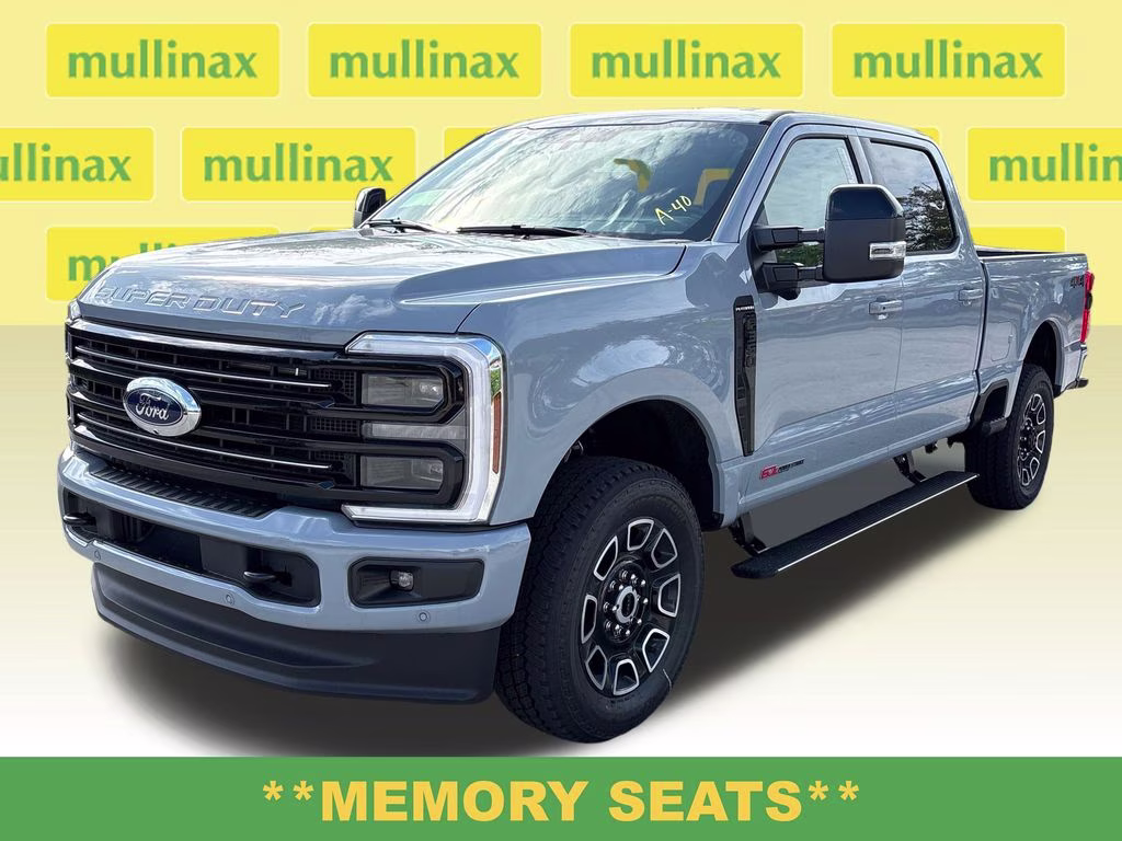 2026 Glacier Gray Metallic TriCoat Ford Super Duty F-350 SRW Platinum 4X4 Truck