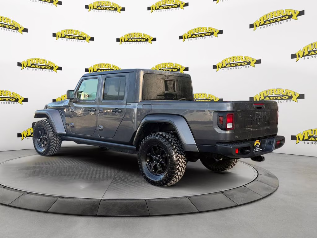 2021 Granite Crystal Metallic Clearcoat Jeep Gladiator Willys 4X4 Truck