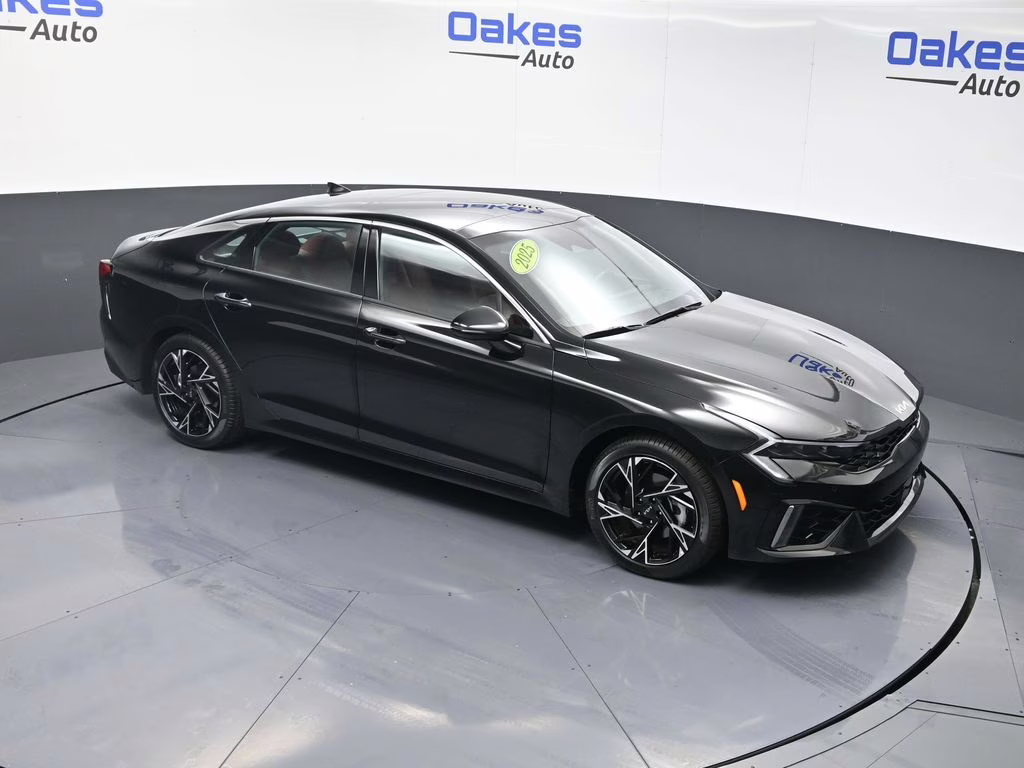 2025 Aurora Black Pearl Kia K5 GT-Line AWD Sedan