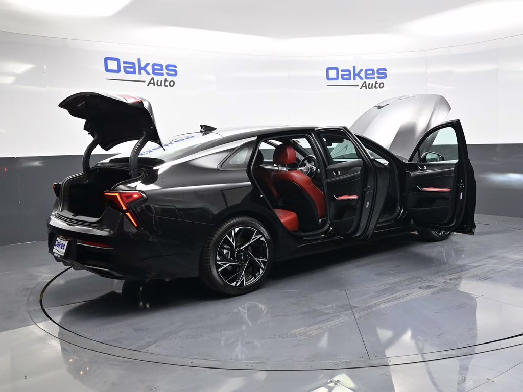 2025 Aurora Black Pearl Kia K5 GT-Line AWD Sedan