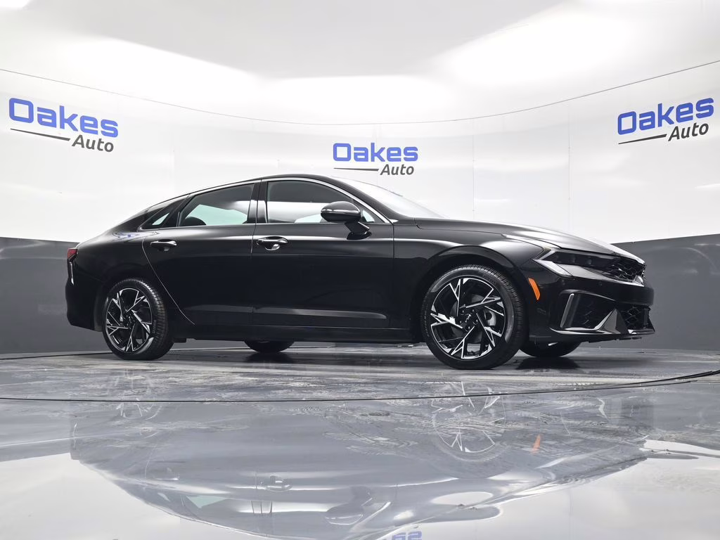 2025 Aurora Black Pearl Kia K5 GT-Line AWD Sedan