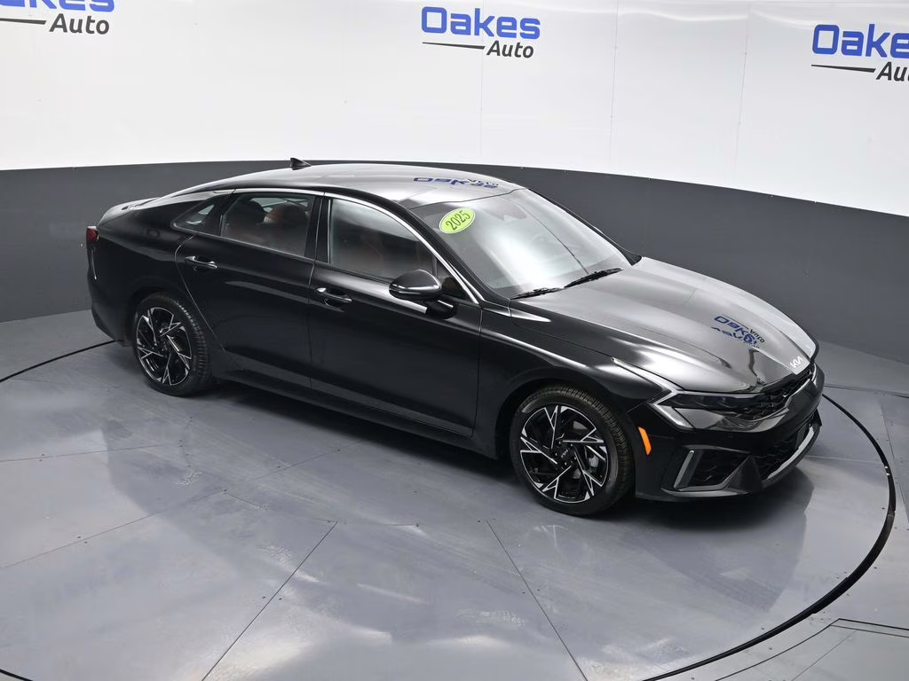 2025 Aurora Black Pearl Kia K5 GT-Line AWD Sedan