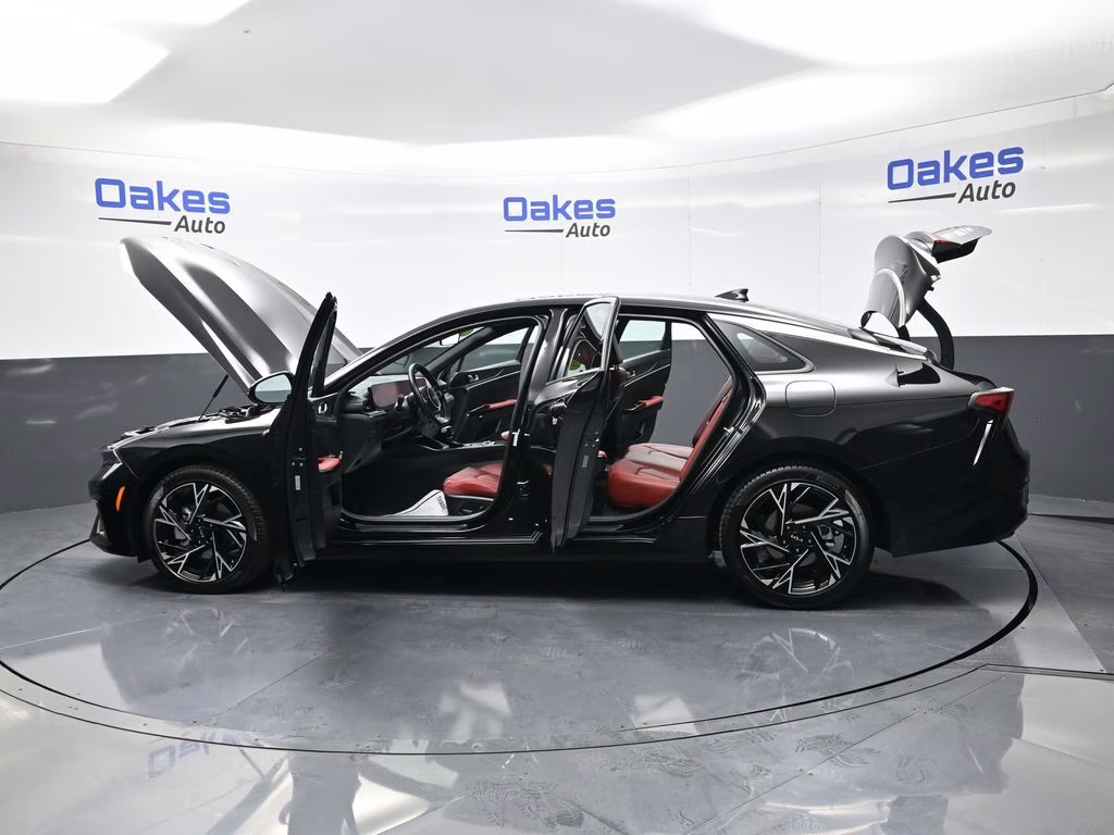 2025 Aurora Black Pearl Kia K5 GT-Line AWD Sedan