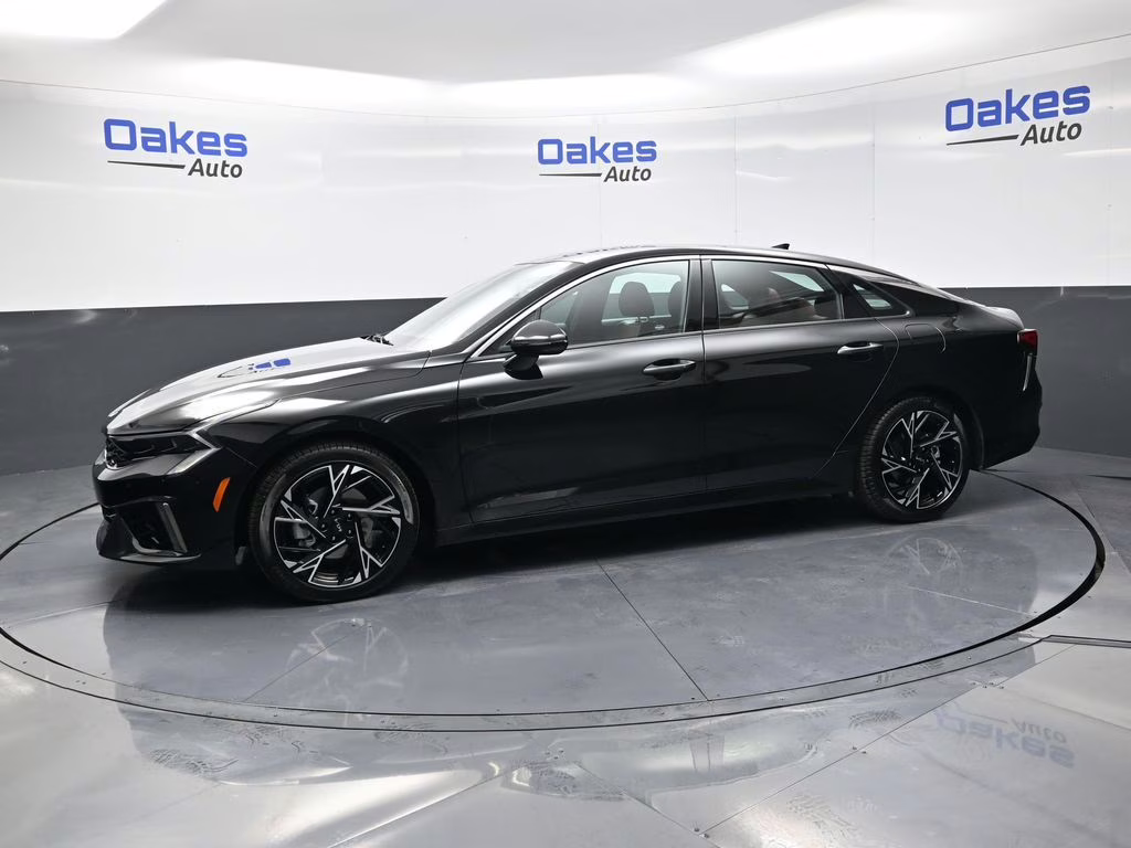 2025 Aurora Black Pearl Kia K5 GT-Line AWD Sedan