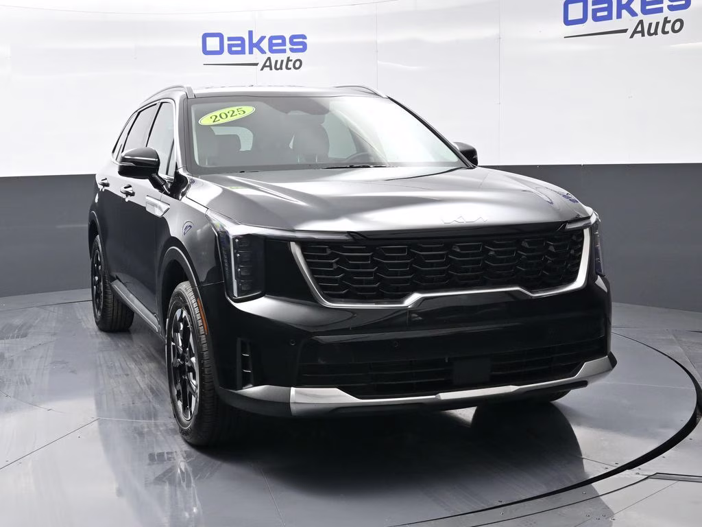 2025 Ebony Black Kia Sorento S AWD SUV