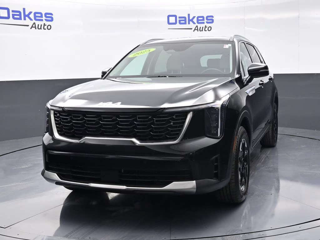 2025 Ebony Black Kia Sorento S AWD SUV