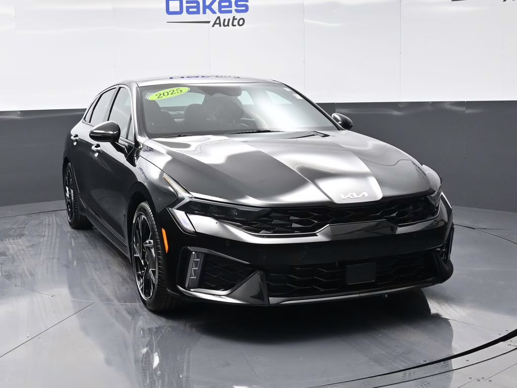 2025 Aurora Black Pearl Kia K5 GT-Line AWD Sedan