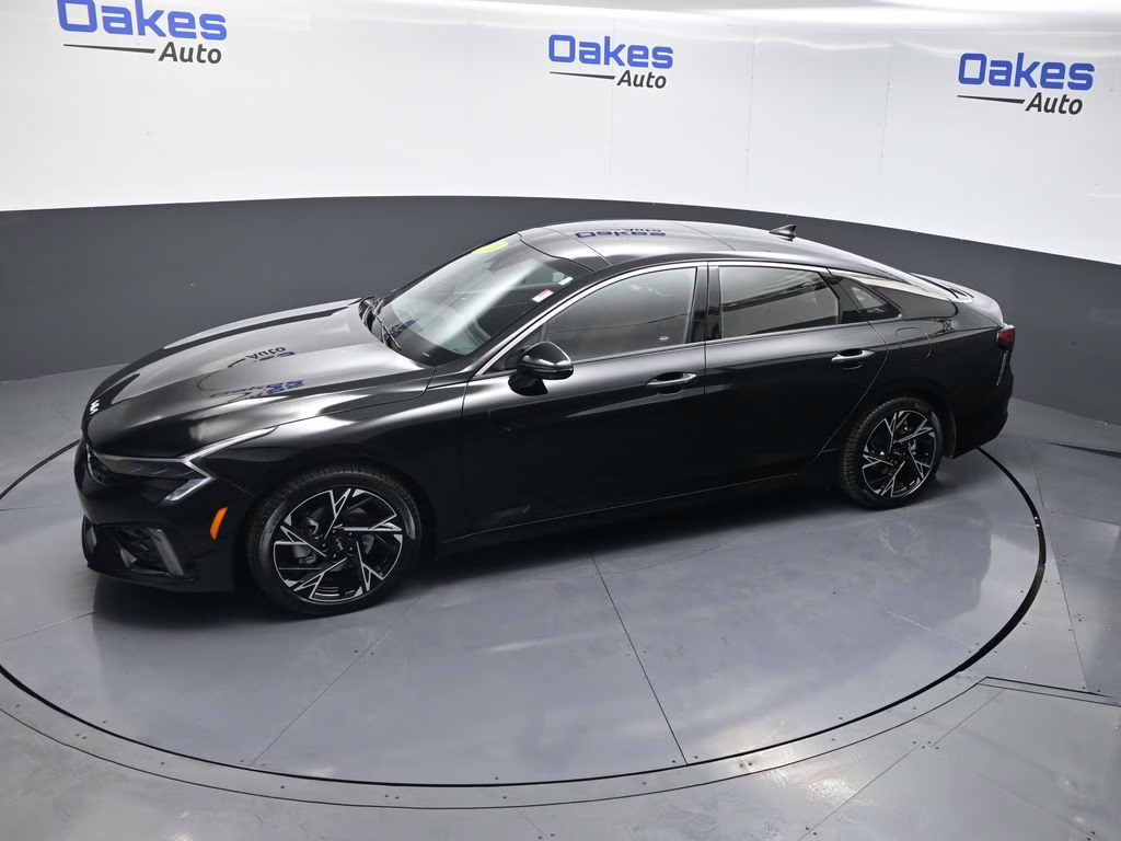 2025 Aurora Black Pearl Kia K5 GT-Line AWD Sedan