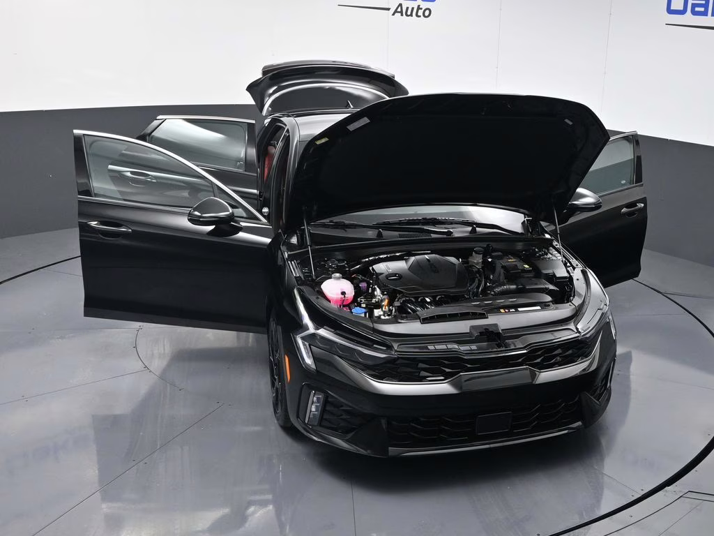 2025 Aurora Black Pearl Kia K5 GT-Line AWD Sedan