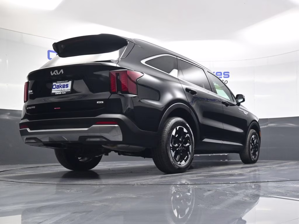 2025 Ebony Black Kia Sorento S AWD SUV