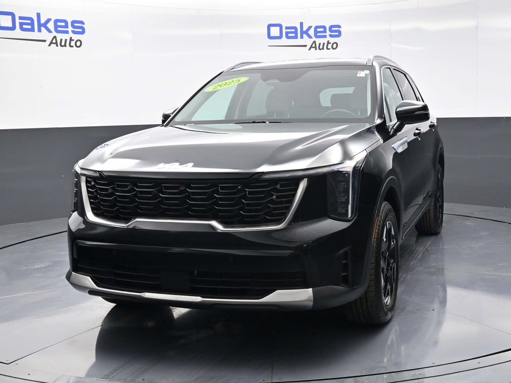 2025 Ebony Black Kia Sorento S AWD SUV