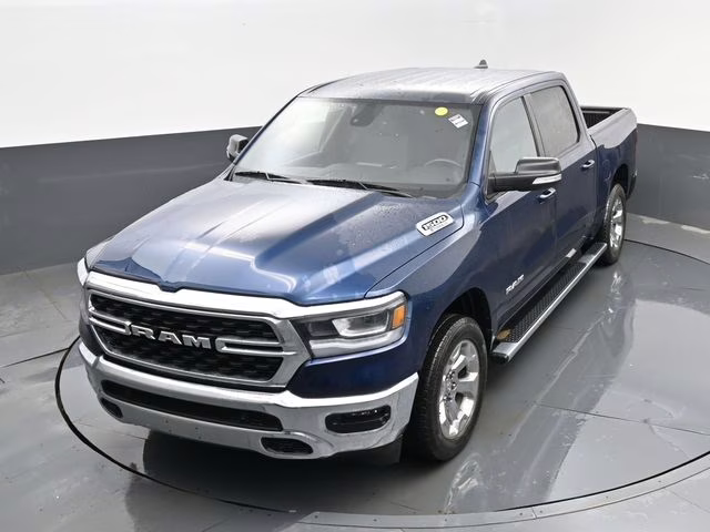 2022 Patriot Blue Pearlcoat Ram 1500 Big Horn/Lone Star 4X4 Truck