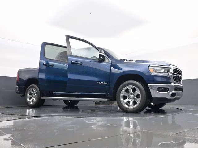 2022 Patriot Blue Pearlcoat Ram 1500 Big Horn/Lone Star 4X4 Truck