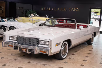 1976 Cotillion White Cadillac Eldorado Convertible