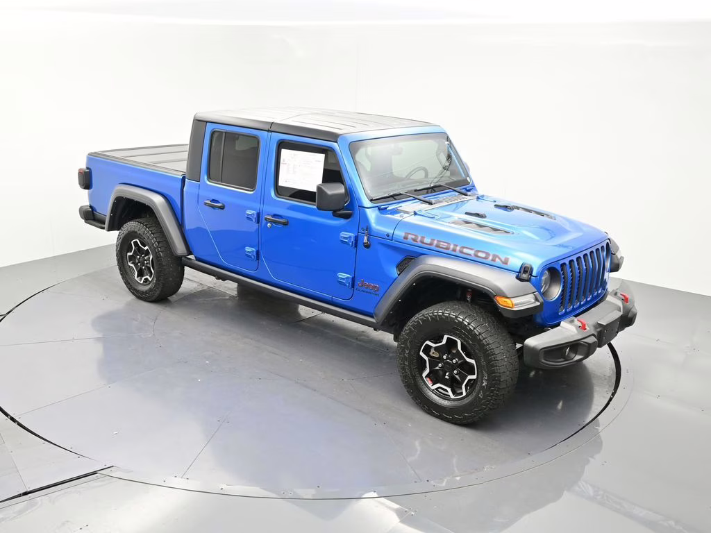 2022 Hydro Blue Pearlcoat Jeep Gladiator Rubicon 4X4 Truck