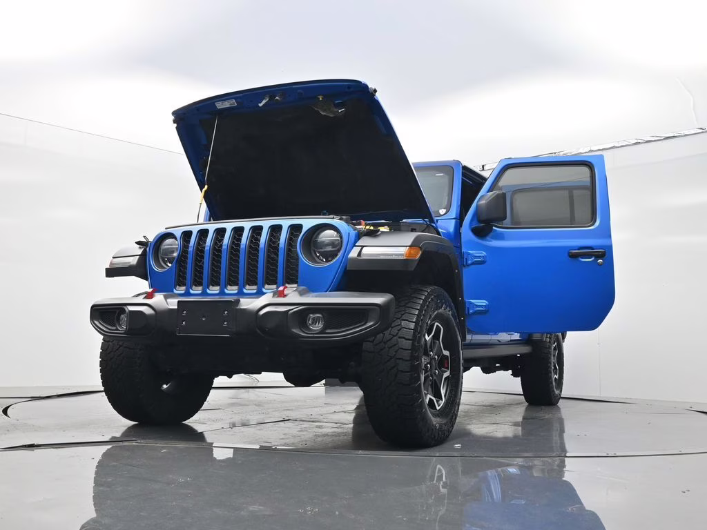 2022 Hydro Blue Pearlcoat Jeep Gladiator Rubicon 4X4 Truck