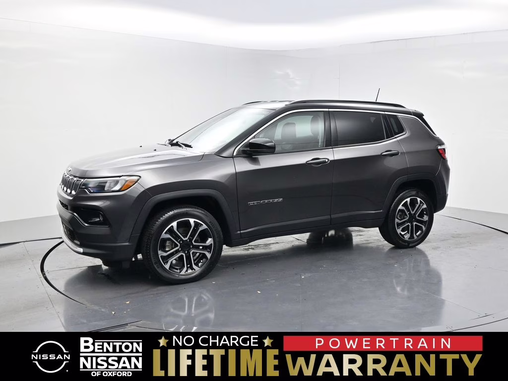 2022 Granite Crystal Metallic Clearcoat Jeep Compass Limited 4X4 SUV