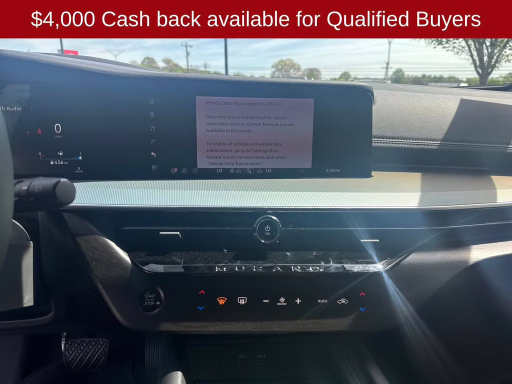 2026 Everest White Pearl Tricoat Nissan Murano SL AWD SUV