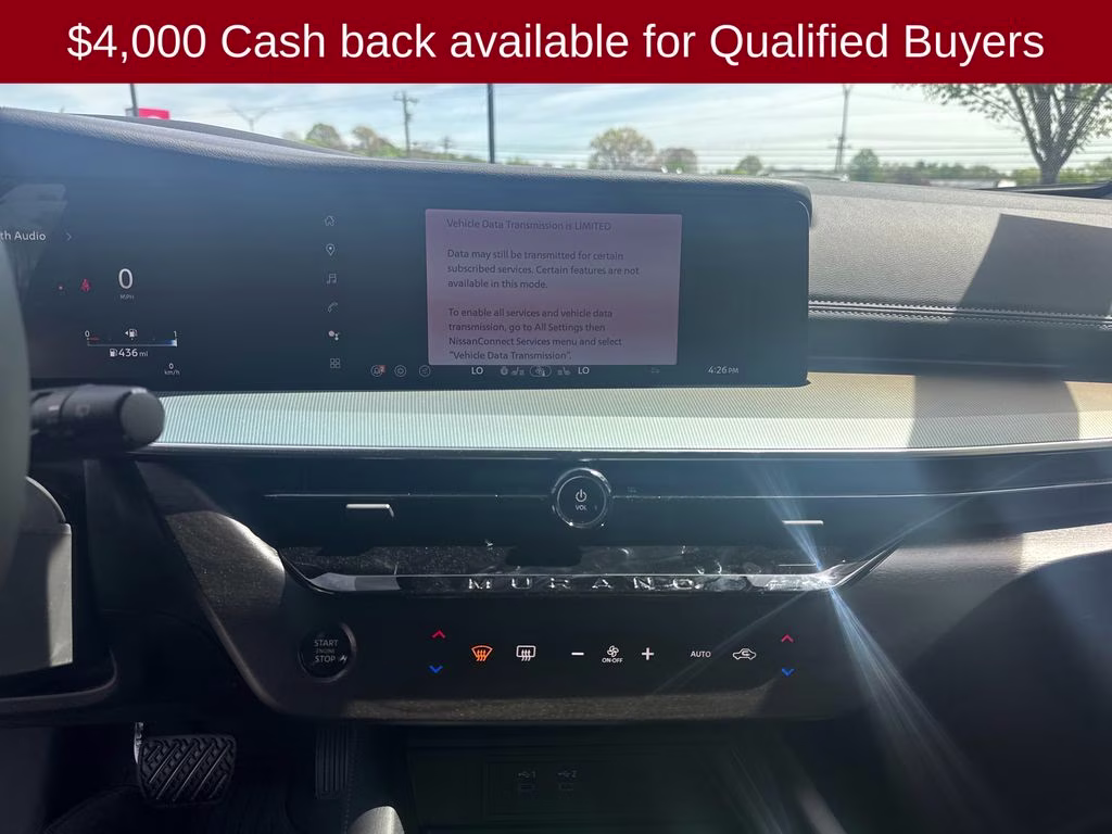 2026 Everest White Pearl Tricoat Nissan Murano SL AWD SUV