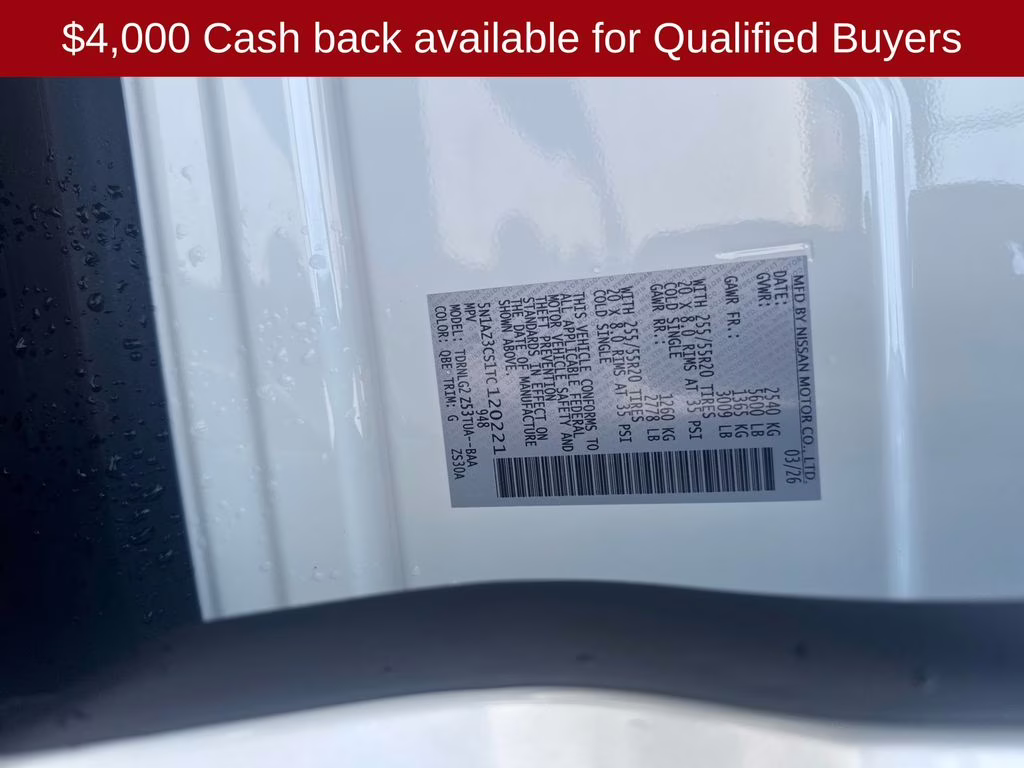 2026 Everest White Pearl Tricoat Nissan Murano SL AWD SUV