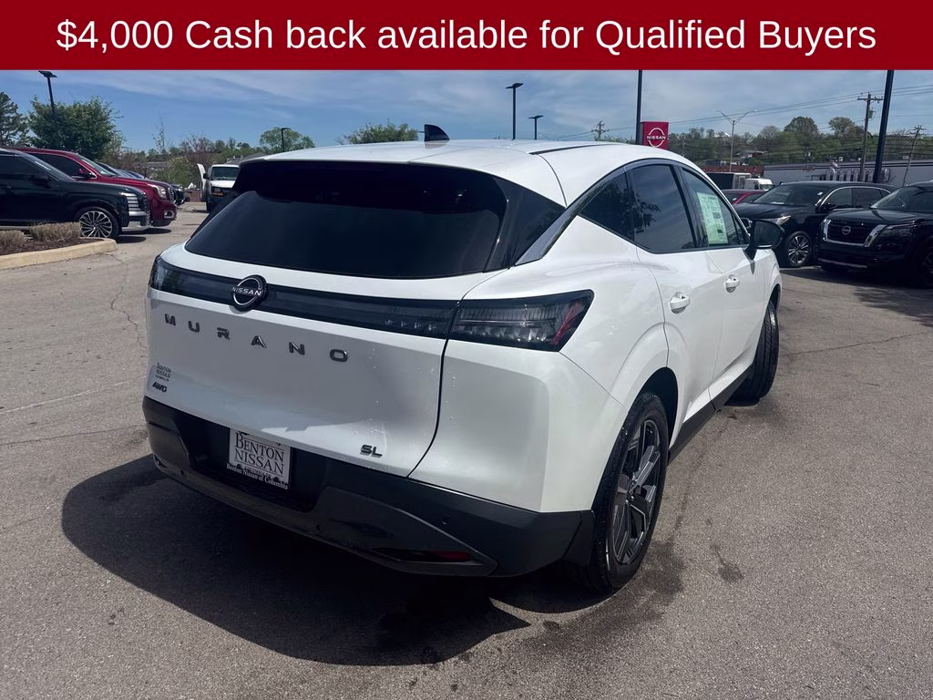 2026 Everest White Pearl Tricoat Nissan Murano SL AWD SUV