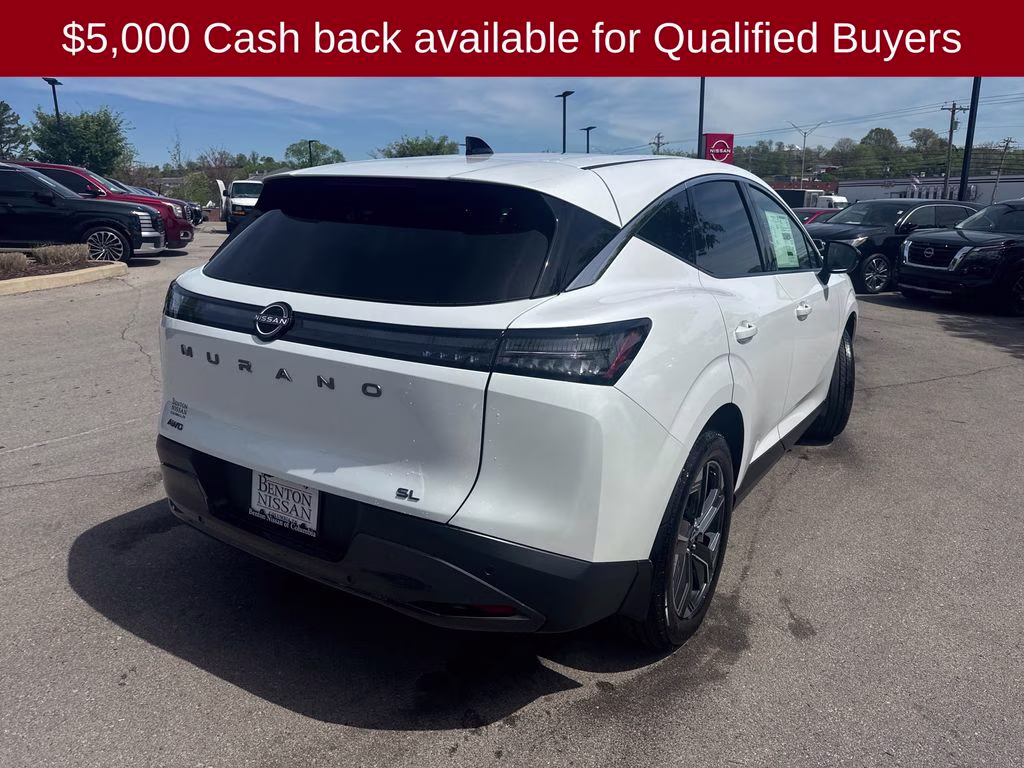 2026 Everest White Pearl Tricoat Nissan Murano SL AWD SUV