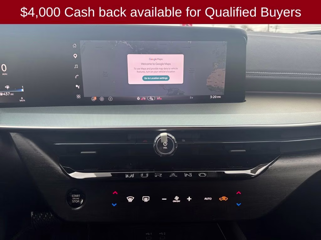 2026 Super Black Nissan Murano SL AWD SUV