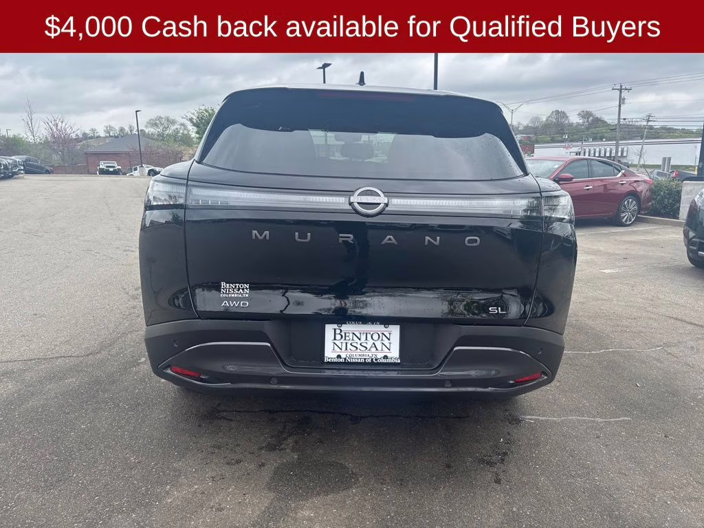 2026 Super Black Nissan Murano SL AWD SUV