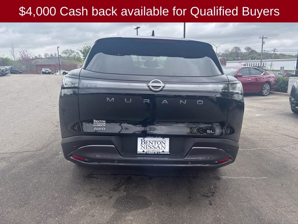 2026 Super Black Nissan Murano SL AWD SUV
