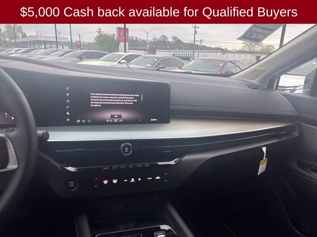 2026 Everest White Pearl Tricoat Nissan Murano SL AWD SUV