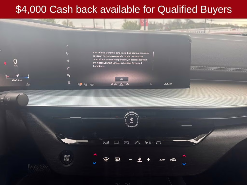 2026 Everest White Pearl Tricoat Nissan Murano SL AWD SUV