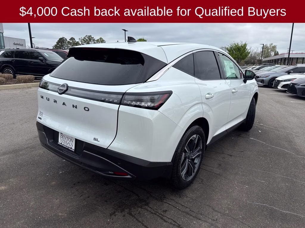 2026 Everest White Pearl Tricoat Nissan Murano SL AWD SUV