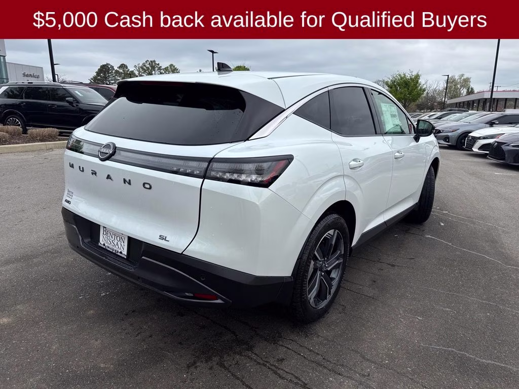 2026 Everest White Pearl Tricoat Nissan Murano SL AWD SUV