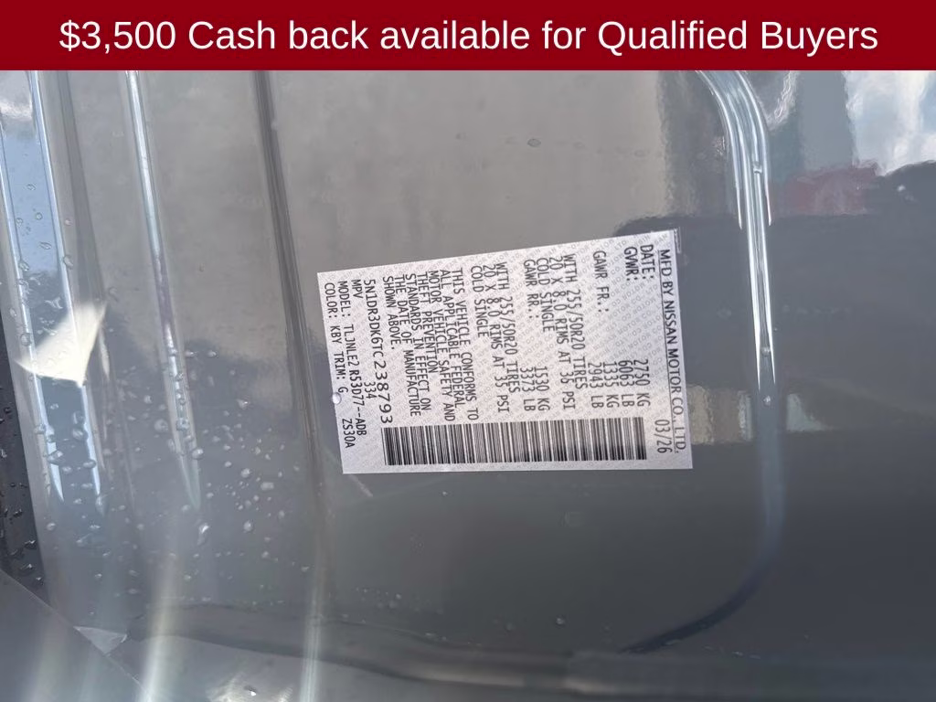 2026 Boulder Gray Pearl Nissan Pathfinder Platinum 4X4 SUV