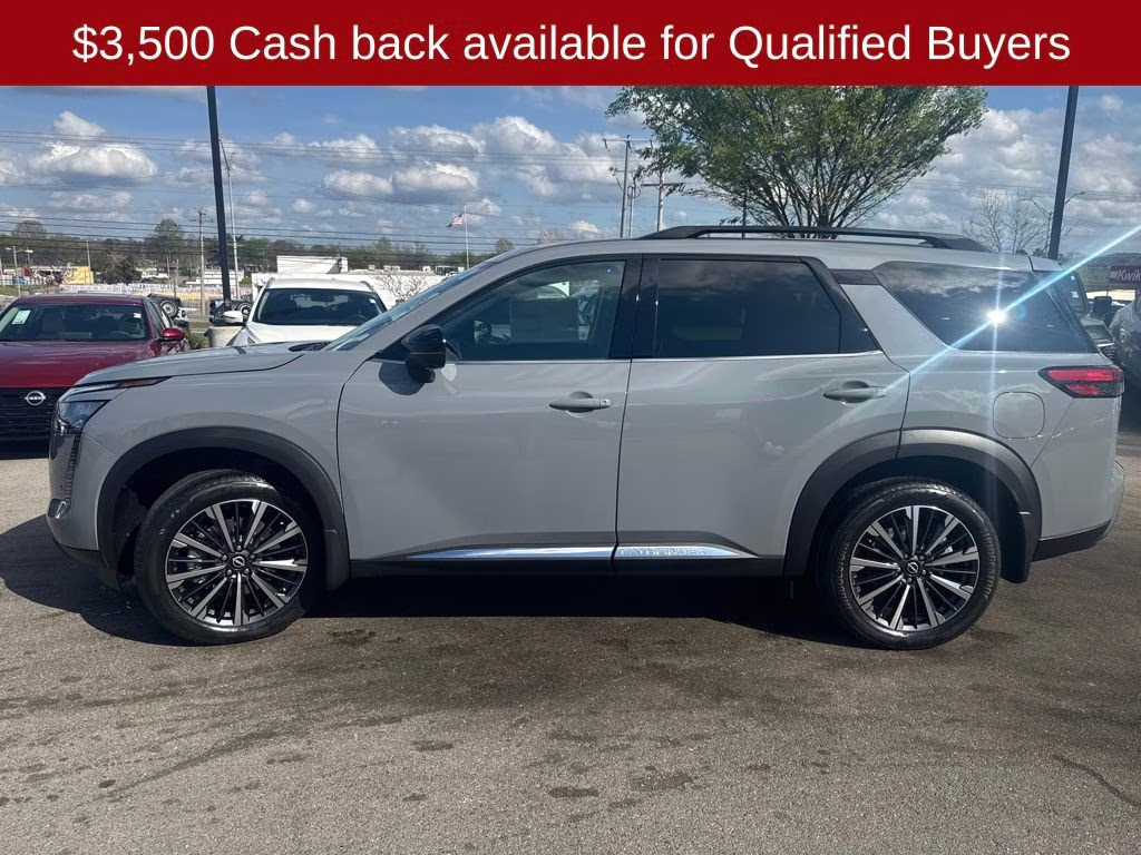 2026 Boulder Gray Pearl Nissan Pathfinder Platinum 4X4 SUV