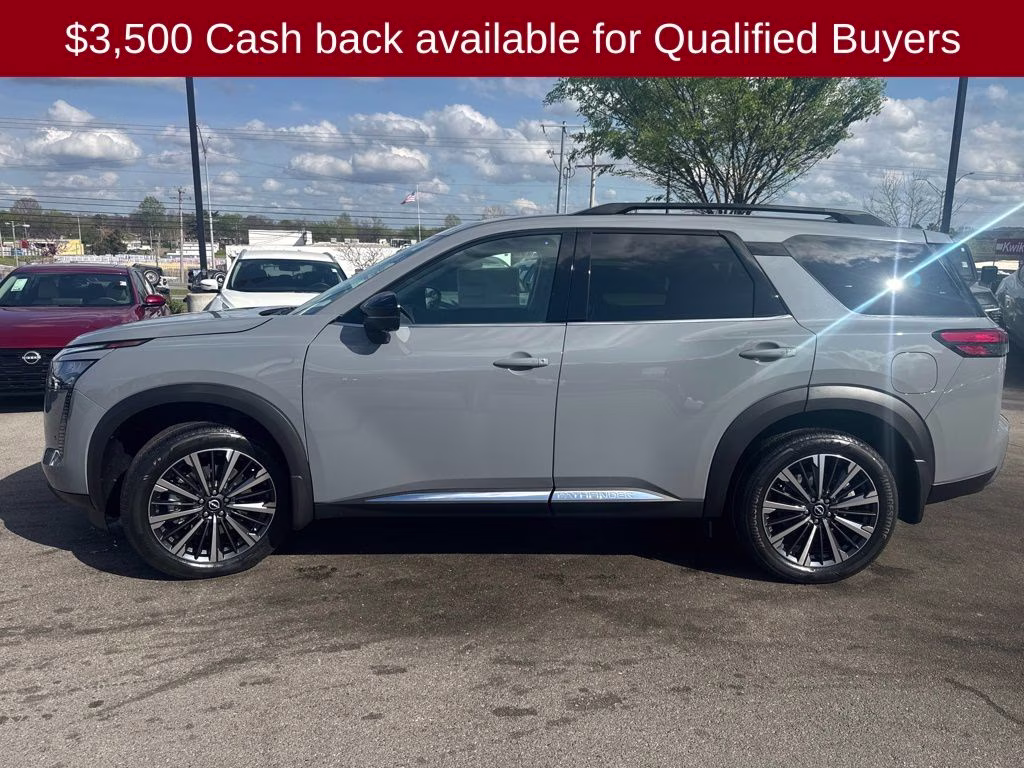 2026 Boulder Gray Pearl Nissan Pathfinder Platinum 4X4 SUV