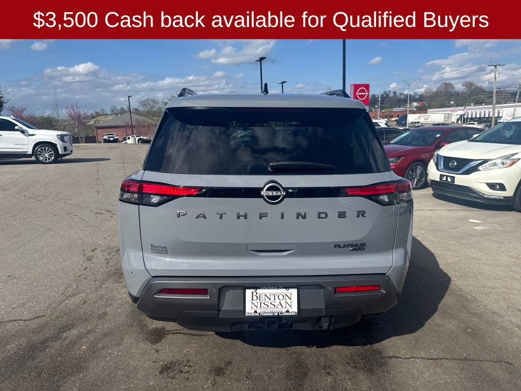 2026 Boulder Gray Pearl Nissan Pathfinder Platinum 4X4 SUV