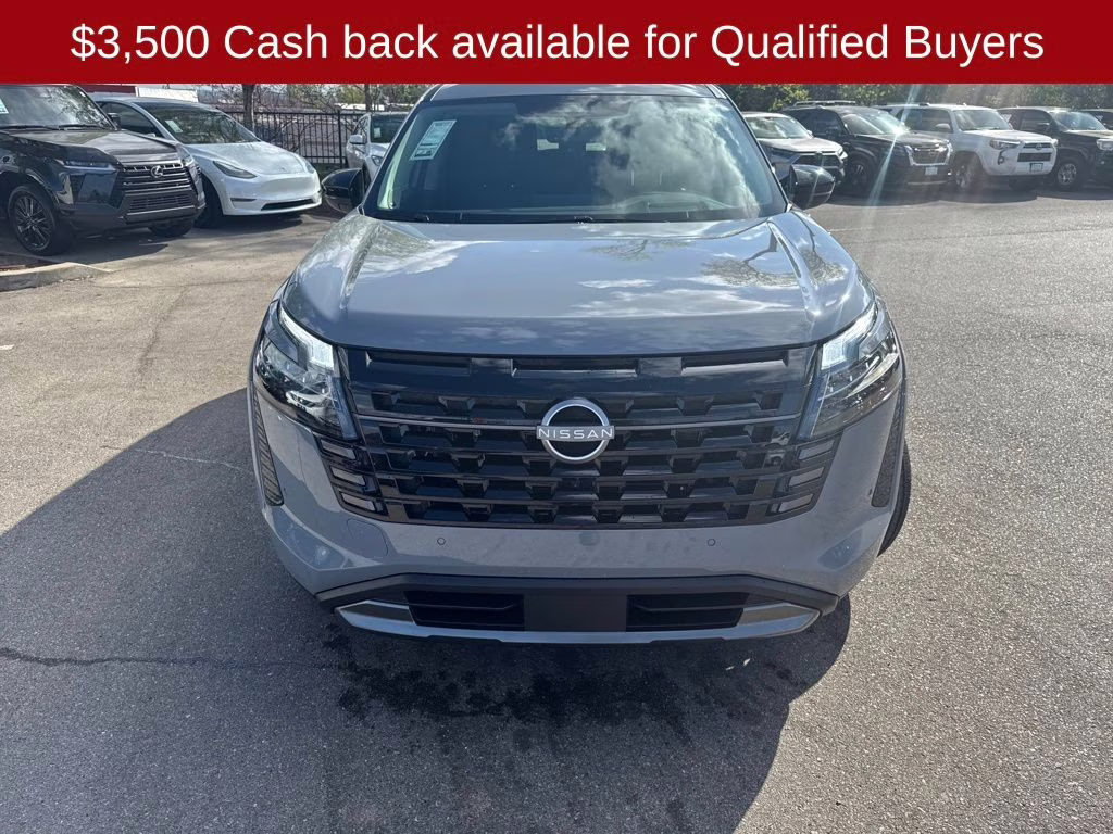 2026 Boulder Gray Pearl Nissan Pathfinder Platinum 4X4 SUV