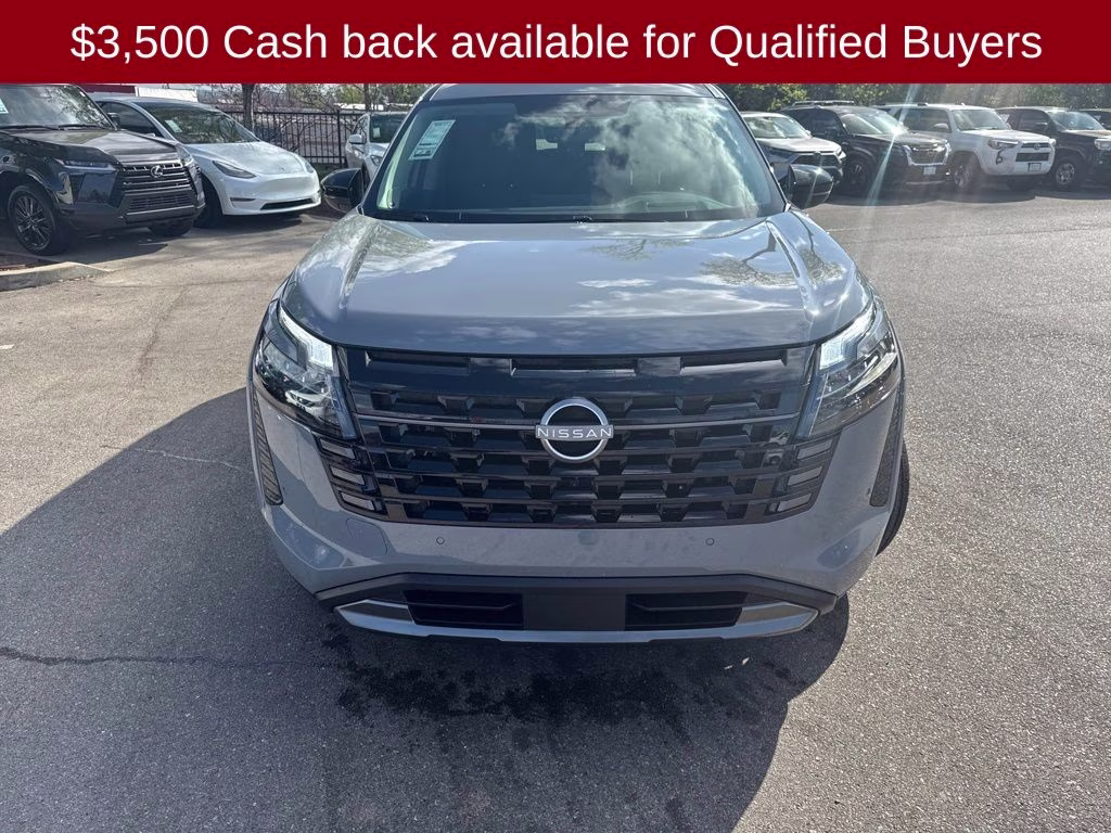 2026 Boulder Gray Pearl Nissan Pathfinder Platinum 4X4 SUV