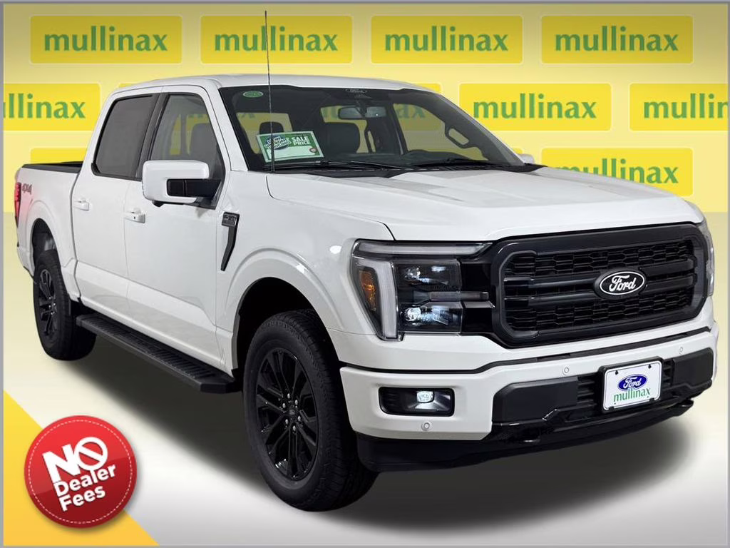 2026 Star White Metallic Tri-Coat Ford F-150 Lariat 4X4 Truck