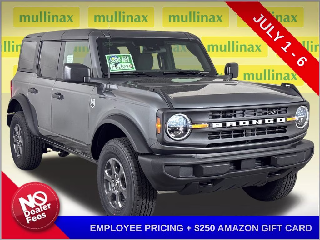 2026 Carbonized Gray Metallic Ford Bronco Big Bend 4X4 SUV