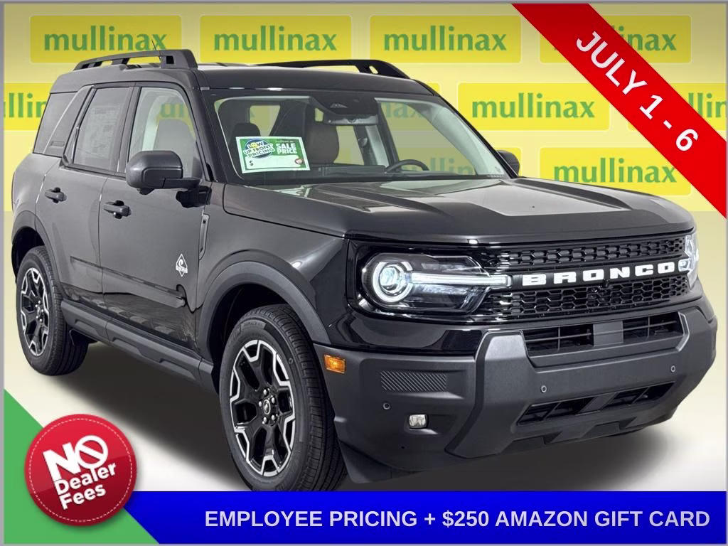2026 Shadow Black Ford Bronco Sport Outer Banks 4X4 SUV