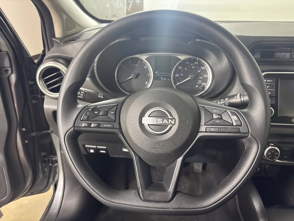 2025 Gun Metallic Nissan Versa 1.6 S FWD Sedan