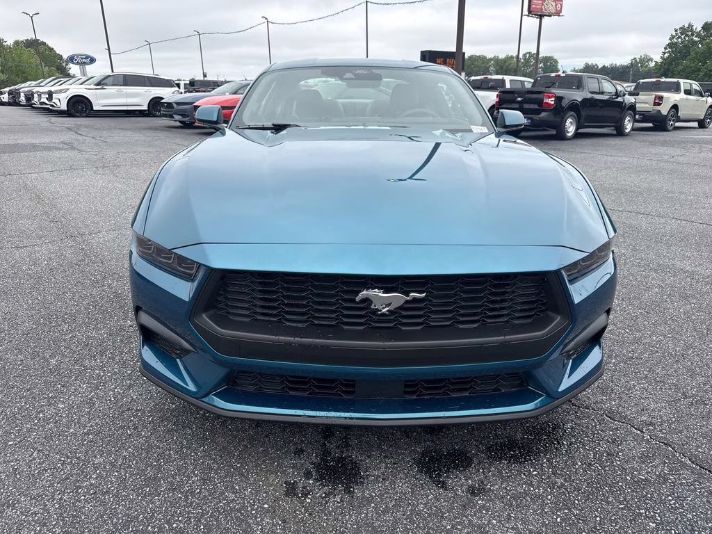 2026 Blue Ford Mustang EcoBoost RWD Coupe