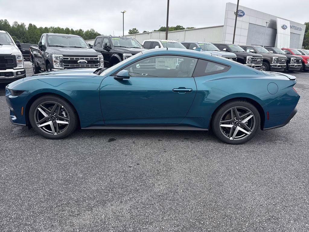 2026 Blue Ford Mustang EcoBoost RWD Coupe