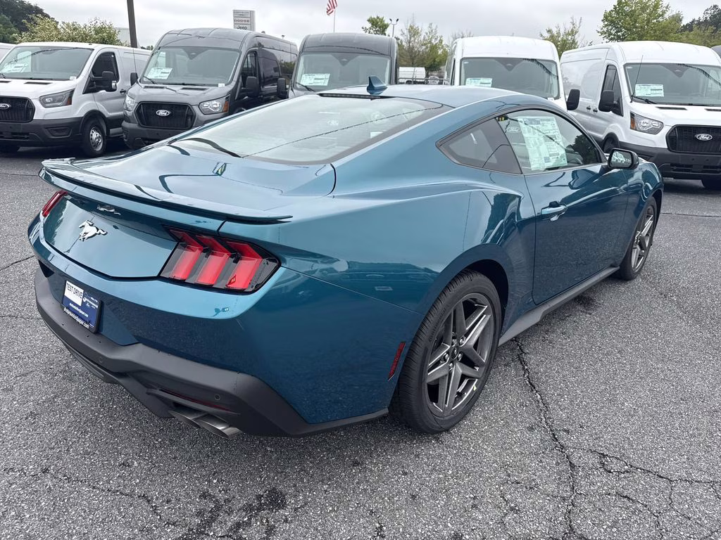 2026 Blue Ford Mustang EcoBoost RWD Coupe