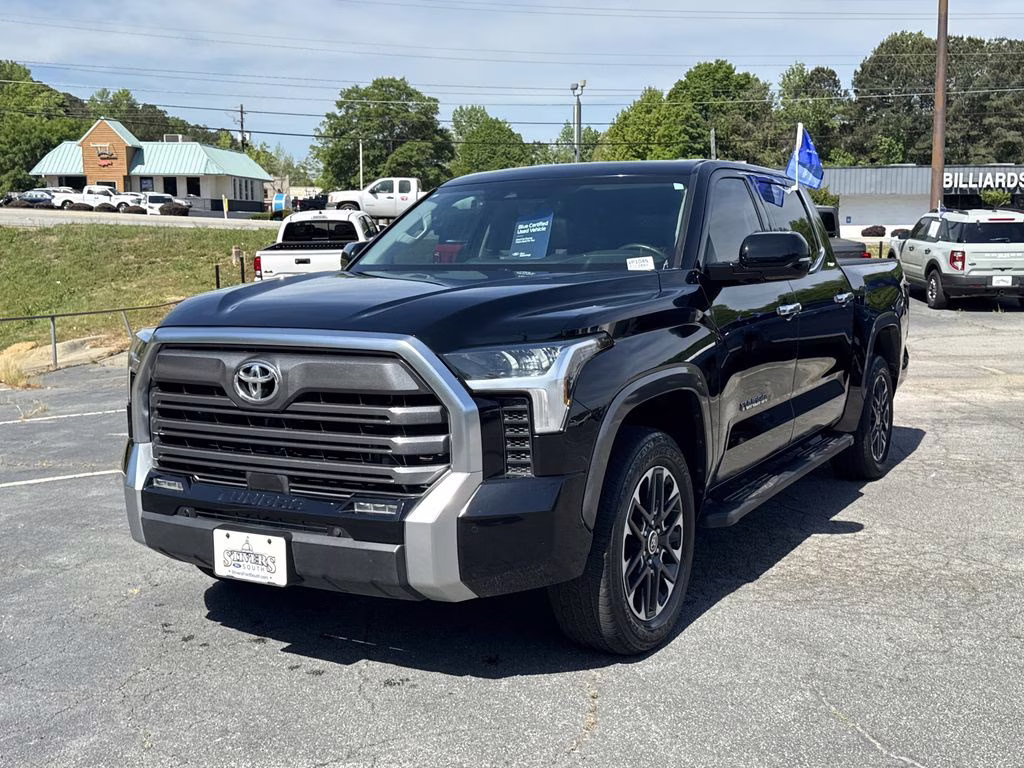 2022 Midnight Black Metallic Toyota Tundra Limited 4X4 Truck